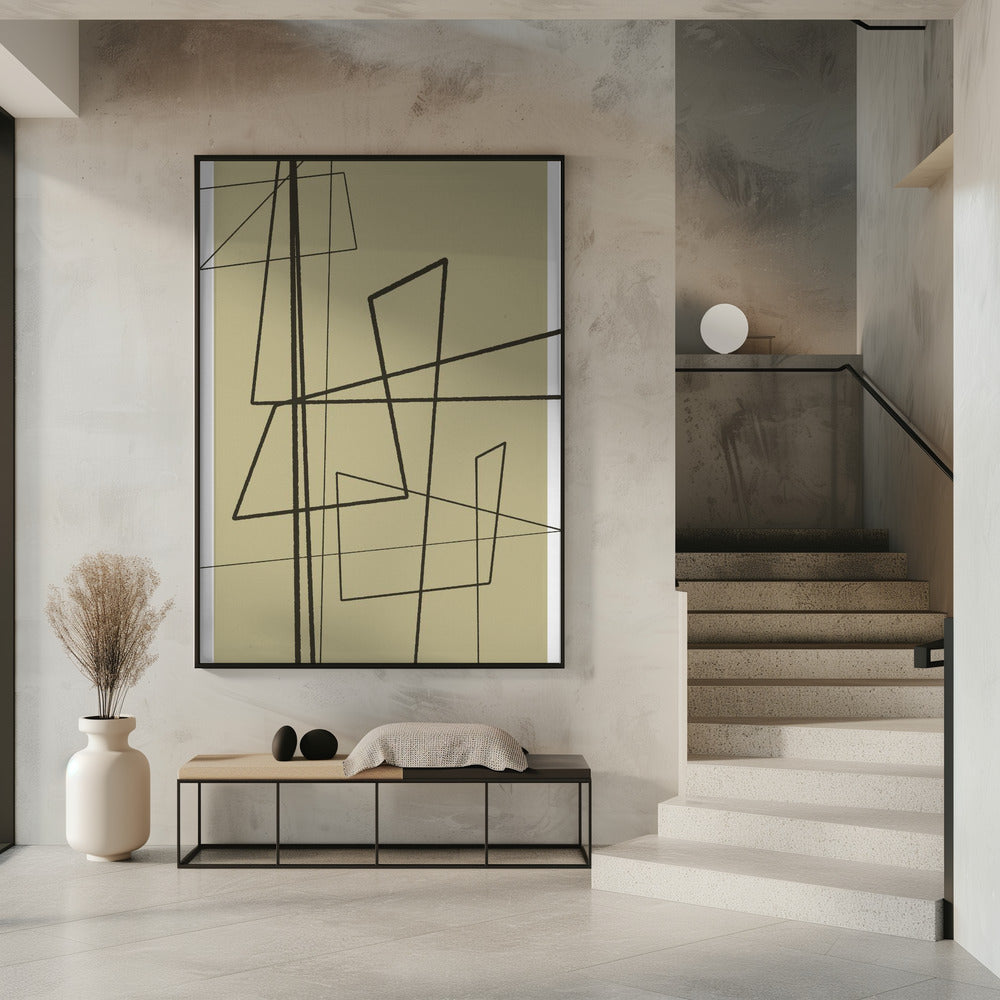 Angular Lines no 8 Poster